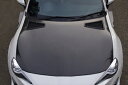 BRZ ZC6 ボンネット DRY CARBON製 With DUCT クリア塗装済み