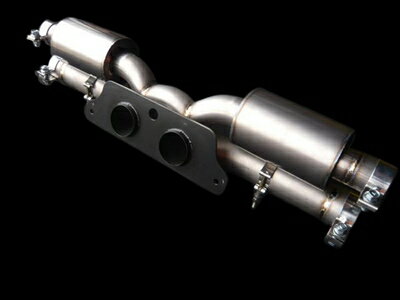 PORSCHE 997 GT3 EXHAUST SYSTEM 純正エキゾーストバルブ対応 チタン