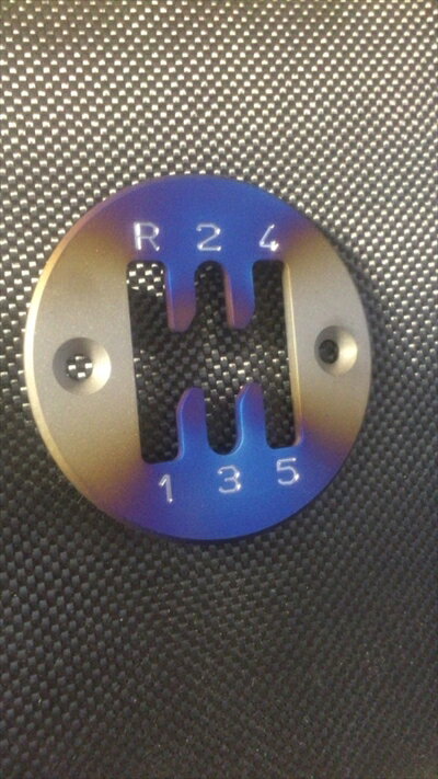 Lamborghini Diablo Rainbow Ti シフトゲージ マッドグラデーション