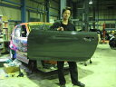 スカイライン クーペ R33 M-SPL ドアパネル 右側 FRP製