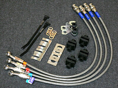 フォレスター SG5 ステンレスメッシュブレーキホース