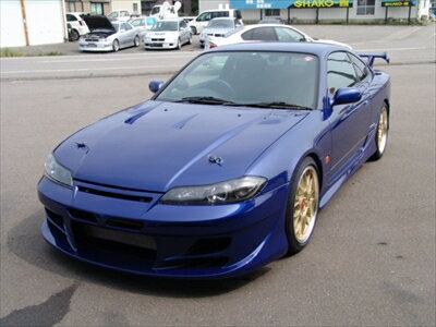 S15 フロントバンパースポイラー 塗装取付込