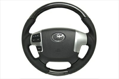 ハイエース 200系 4型 ワイドボディ (13/12-) ステアリング ガングリップ ブラックカーボン