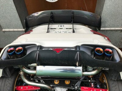 86 ZN6 後期 MT車 デュアルチャンバーマフラー 取付込