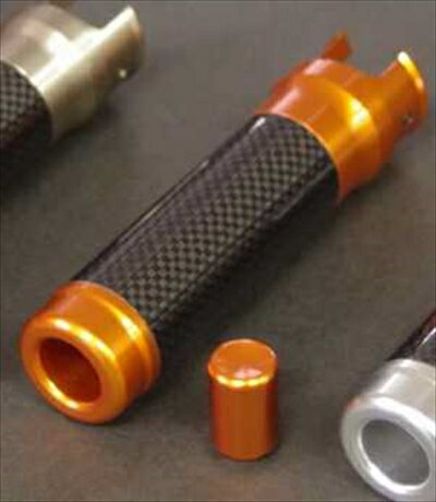 86 ZN6 ドライカーボンサイドブレーキグリップ オレンジ/オレンジ