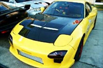 RX-7 FD3S カーボンボンネット タイプ I/ネット有 取付込