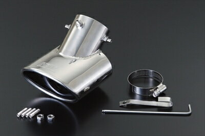 エブリイワゴン DA64W マフラーカッター クロームメッキ 取付込