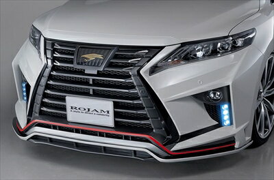 ハリアー 60系 前期（2014/1〜2017/5） IRT GENIK フロントバンパースポイラー Ver.1/LED Ver PCS/DRCC対応/フロントカメラ非装着車 塗装済み