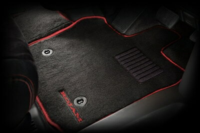 プリウスアルファ フロアマット 2列シート1台分セット ブラック/グレー