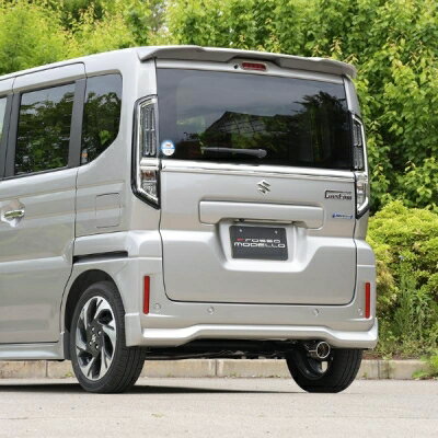 MH55S ワゴンR スティングレー ハイブリッド 2WD ターボ マフラーカッター MARVELOUS T1 チタニウムブラック テール