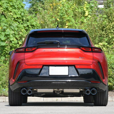 AZSH36W クラウンスポーツ ハイブリッド マフラー COLBASSO GT-FOUR EVO 異径 チタンテール 4本出し チタニウムブラック