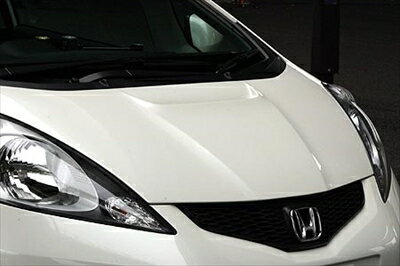 フィット GE6-9 前後期 RANDO Style ダクト付きエアロボンネット FRP製