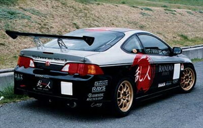 インテグラ タイプR DC5 前期 RANDO SPORTS リアバンパー 塗装取付込