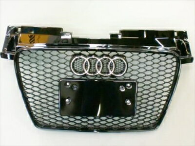 Audi TT 8J TTRS 純正フロントグリル ブラックフレーム 本体のみ 取付込
