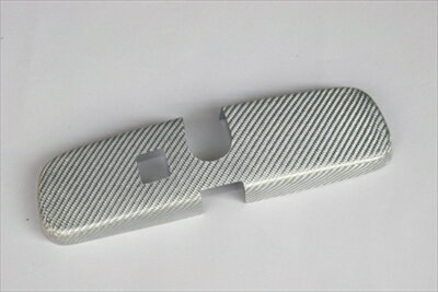 GT-R R35 ルームミラーパネル シルバーカーボン製 デュポンクリア塗装済