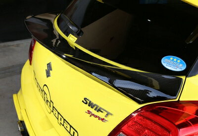 【納期4-5ヵ月前後】ZC33S スイフトスポーツ テールゲートスポイラー カーボン