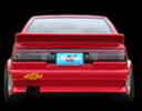 AE86 TURENO リアバンパ−(トレノ・レビン共通)（前期車両の場合は後期用バンパ-ステ-を使用） 塗装済み