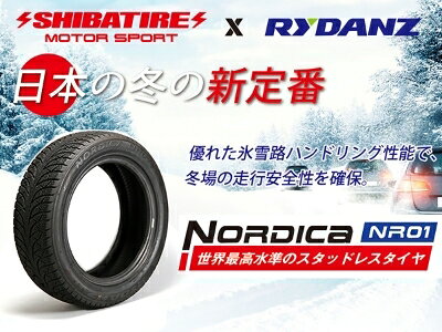 SHIBATIRE スタッドレス タイヤ Rydanz NORDICA NR01 205/50R17