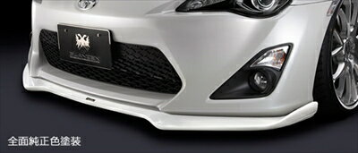 86 ZN6 GLANZEN フロントリップスポイラー 塗装済 クリスタルブラックシリカ D4S 取付込