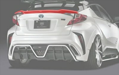 C-HR 前期 ZYX10/NGX50 リアゲートスポイラー 単色塗装/ブラックマイカ(209) 取付込