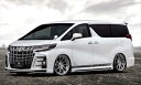 30アルファード 後期 GGH/AGH3#W/AYH30W GLANZEN フロントバンパー/サイドパネル/リアバンパー バックフォグ有 3Pセット 塗装済(純正単色)