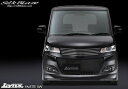 パレットSW MK21 Lynx フロントグリル 塗装済 ルナグレーパールメタリックZLY 取付込(2)