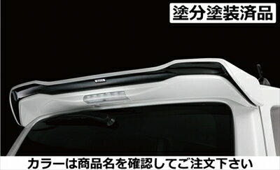 ワゴンR スティングレー MH35/55S LynxWorks リアウイング FRP製 塗分け塗装済 ブルーイッシュブラックパール3(ZJ3)+ガンメタ 取付込