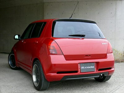 スイフト ZC リアバンパー FRP＆カーボン製 塗装取付込