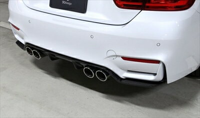 BMW M4 F82 リアディフューザー タイプ2 ドライカーボン製 取付込