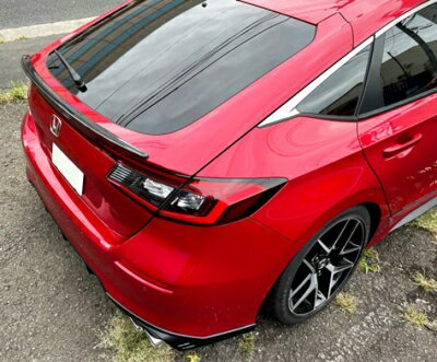 FL1 シビック リアスポイラー メーカー塗装品 B625M/プレミアムクリスタルブルーメタリック 取付込