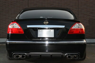 シーマ F50 センセーションシリーズ リアバンパー FRP製 塗装取付込