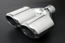MZRA90W ヴォクシー / ノア 左右出し デュアル リアピースマフラー ストレート ブライザーテール 120×80