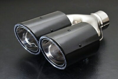 MXPJ15 ヤリスクロス ハイブリッド 4WD 左右出し リアピースマフラーストレート ゲヴァルト カーボン 90Φ/100Φ デュアルテール