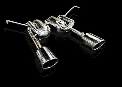 レヴォーグ VM4 1.6 PFSループサウンドマフラー テールエンド：チタン Φ100 ナナメタイプ 取付込