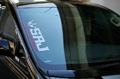 SIXTHSENSE 2012SAJステッカー (大サイズ) ドメインカラー 赤 SAJカラー 白反射