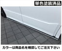 ヴォクシー 80系 ZS JOULE サイドフラップ FRP製 単色塗装済 イナズマスパーキングブラックガラスフレーク (224) 取付込