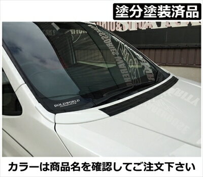 ノア 80系 Si 後期 JOULE ボンネットスポイラー FRP製 塗分け塗装済 ブラック (202)×マットブラック 取付込