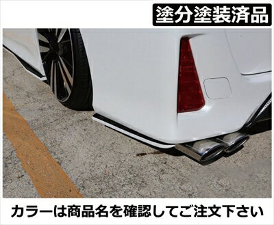 ノア 80系 Si 後期 JOULE リアサイドフラップ FRP製 塗分け塗装済 ボルドーマイカメタリック (3R9)×シルバー