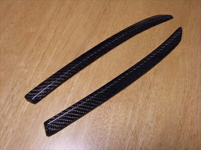 ランサーエボリューション V〜VI アイライン Type2 ブラックカーボン 綾織り クリア塗装済