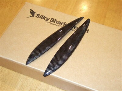 ラパン HE22S アイライン Type2 ブラックカーボン 平織り クリア塗装済