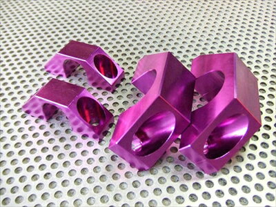 RX-7 FC3S スタビブラケット カラー パープル フロント用単品