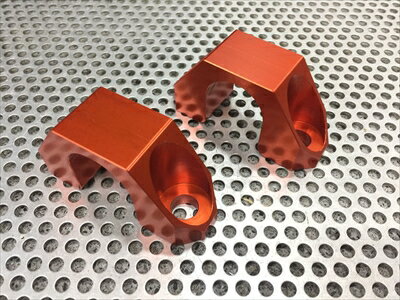 シルビア S15 スタビブラケット オレンジ 単品リア用