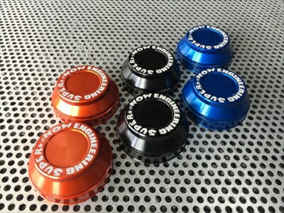 RX-7 FD3S ハブリング機能付きカバー 2個セット 青