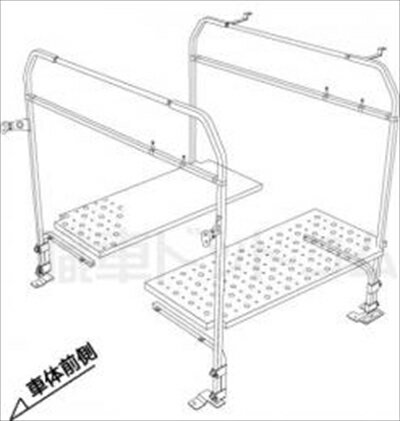 ハイエース 200系 標準ボディ GL用 インナーキャリアー Cタイプ(2)