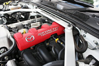 ロードスター ND エンジンカバー結晶加工 イエロー