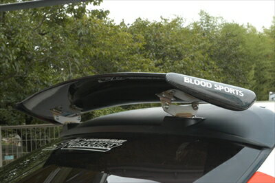 BLOOD SPORTS カーボンリアウィング Type-R ハッチバック用
