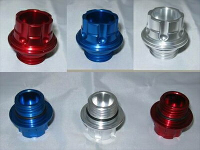 エクリプスクロスGK1W オイルフィラーキャップ アルミ製 シルバー