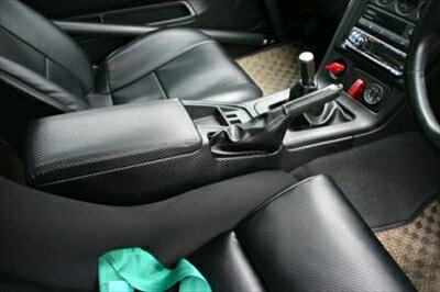 スカイライン R33 カーボンルックコンソールカバー