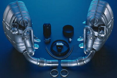 Porsche 996 リアマフラー Sport バルブ付　 右ハンドル車