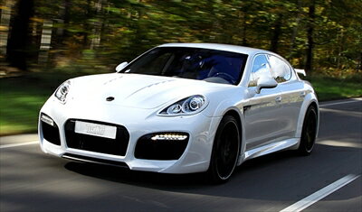 Porsche Panamera Grand GT ミラーカバー シルバー 塗装済み